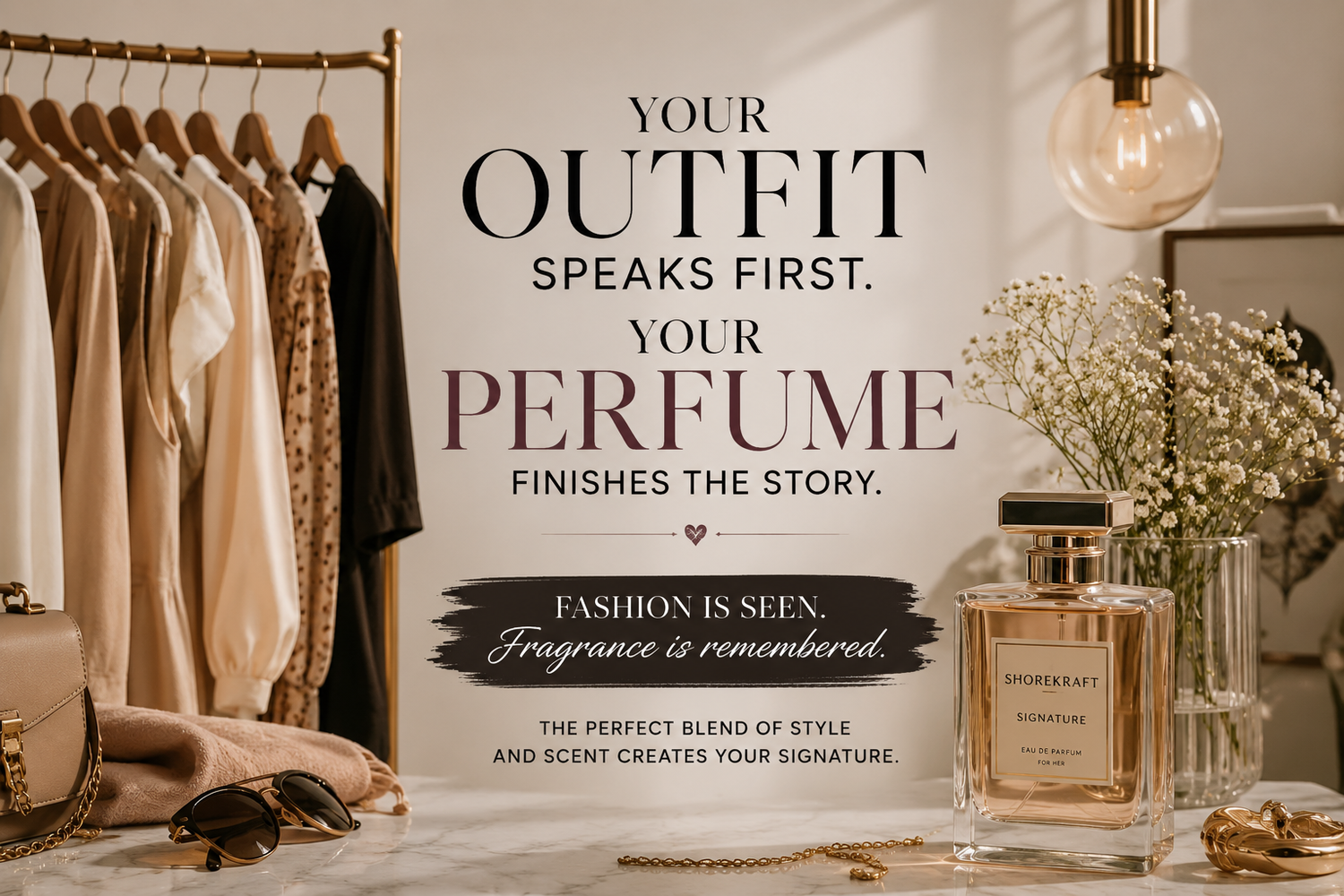 Your Outfit Is Seen. Your Perfume Is Remembered