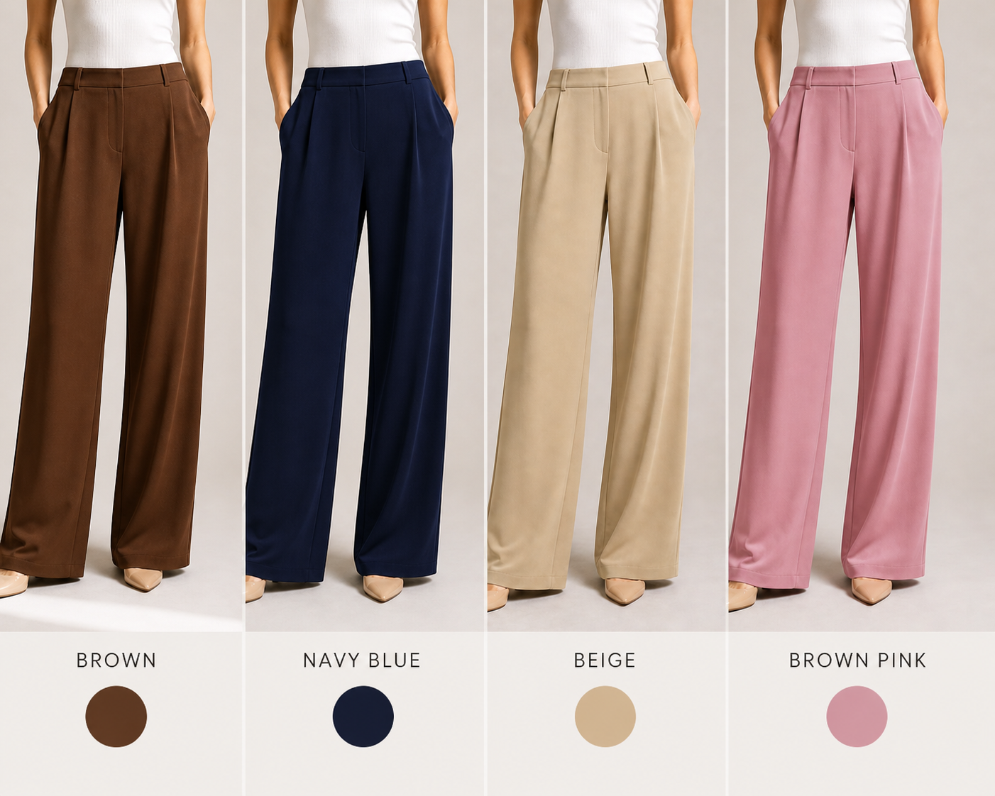 Shorekraft Korean Wide Leg Pants