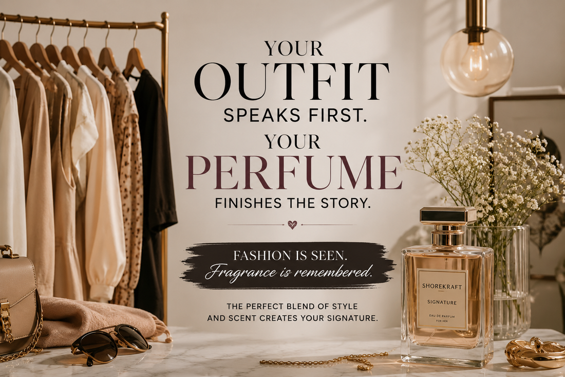 Your Outfit Is Seen. Your Perfume Is Remembered