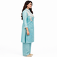 Seafoam Grace Embroidered Kurta Set