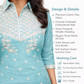 Seafoam Grace Embroidered Kurta Set