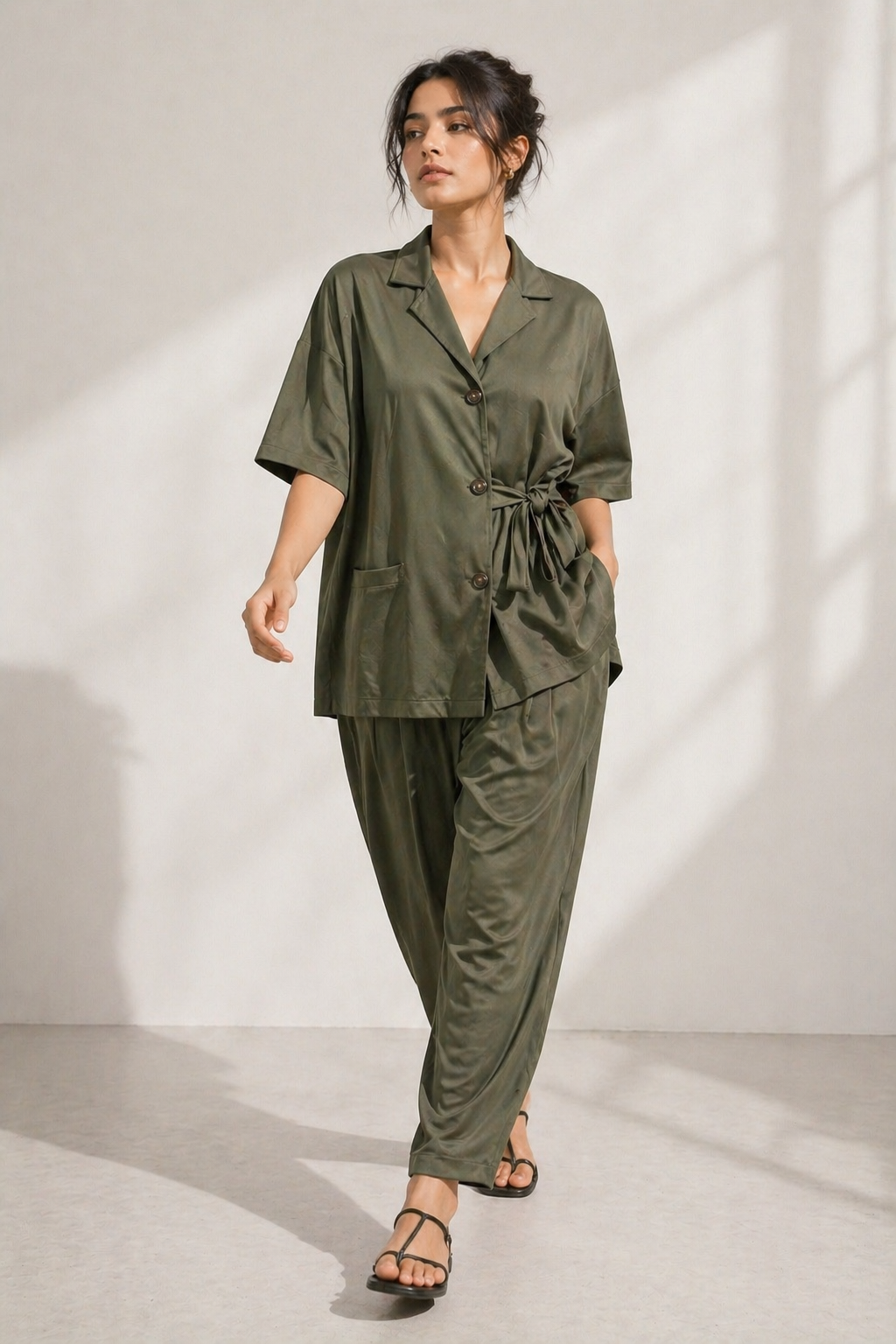 Shorekraft Relaxed Drape Co-ord