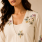 Shorekraft Ivory Bloom Kurta Set