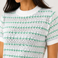 Shorekraft Retro Stripe Knit Top