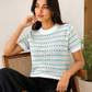 Shorekraft Retro Stripe Knit Top
