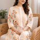 Shorekraft Hand-Painted Cotton Kurta Pant Set for Women