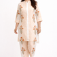 Shorekraft Hand-Painted Cotton Kurta Pant Set for Women