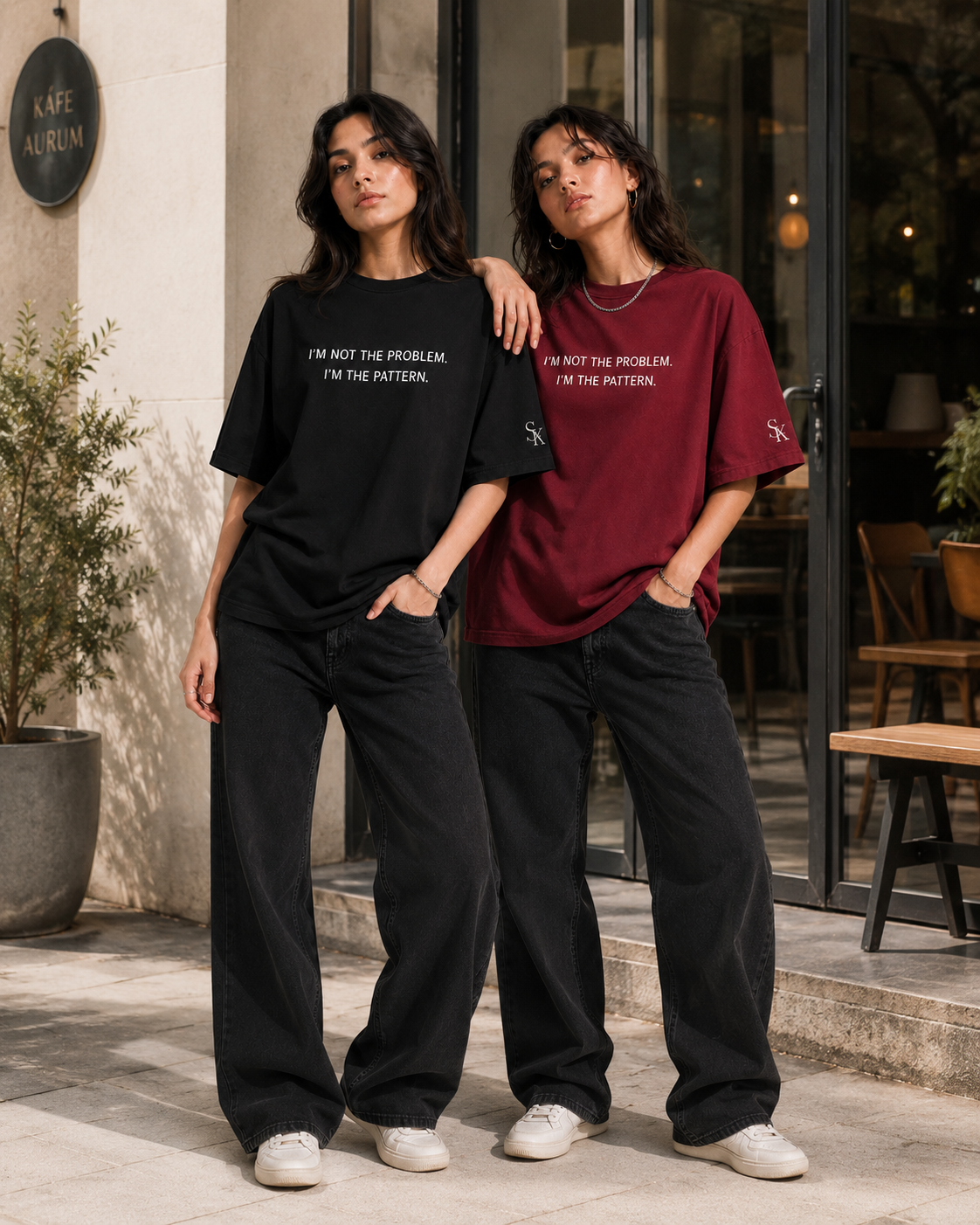 The Pattern Oversized Tee