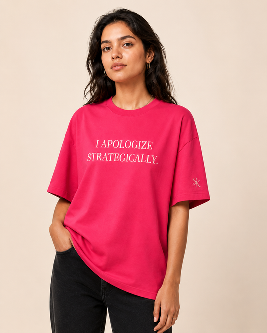 Strategic Apology Oversized Tee