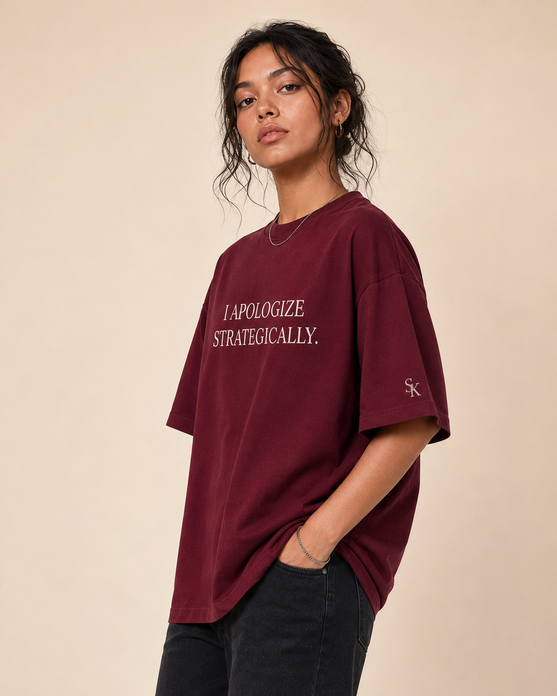 Strategic Apology Oversized Tee