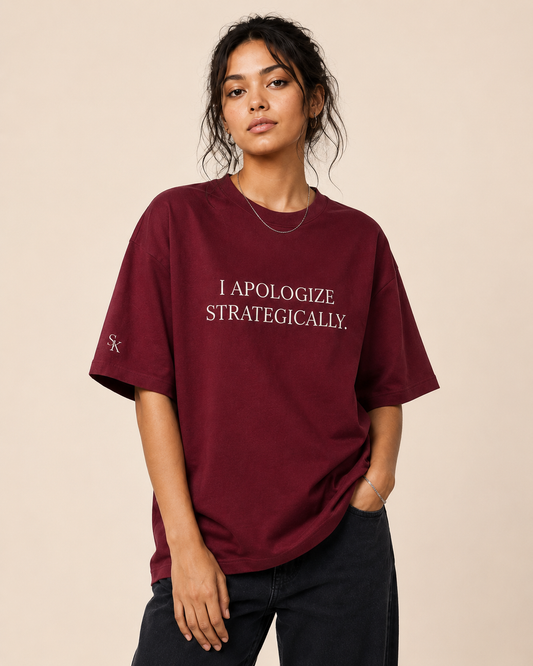 Strategic Apology Oversized Tee
