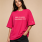 Tailored Red Flags Oversized Tee