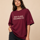 Tailored Red Flags Oversized Tee