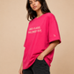 Tailored Red Flags Oversized Tee