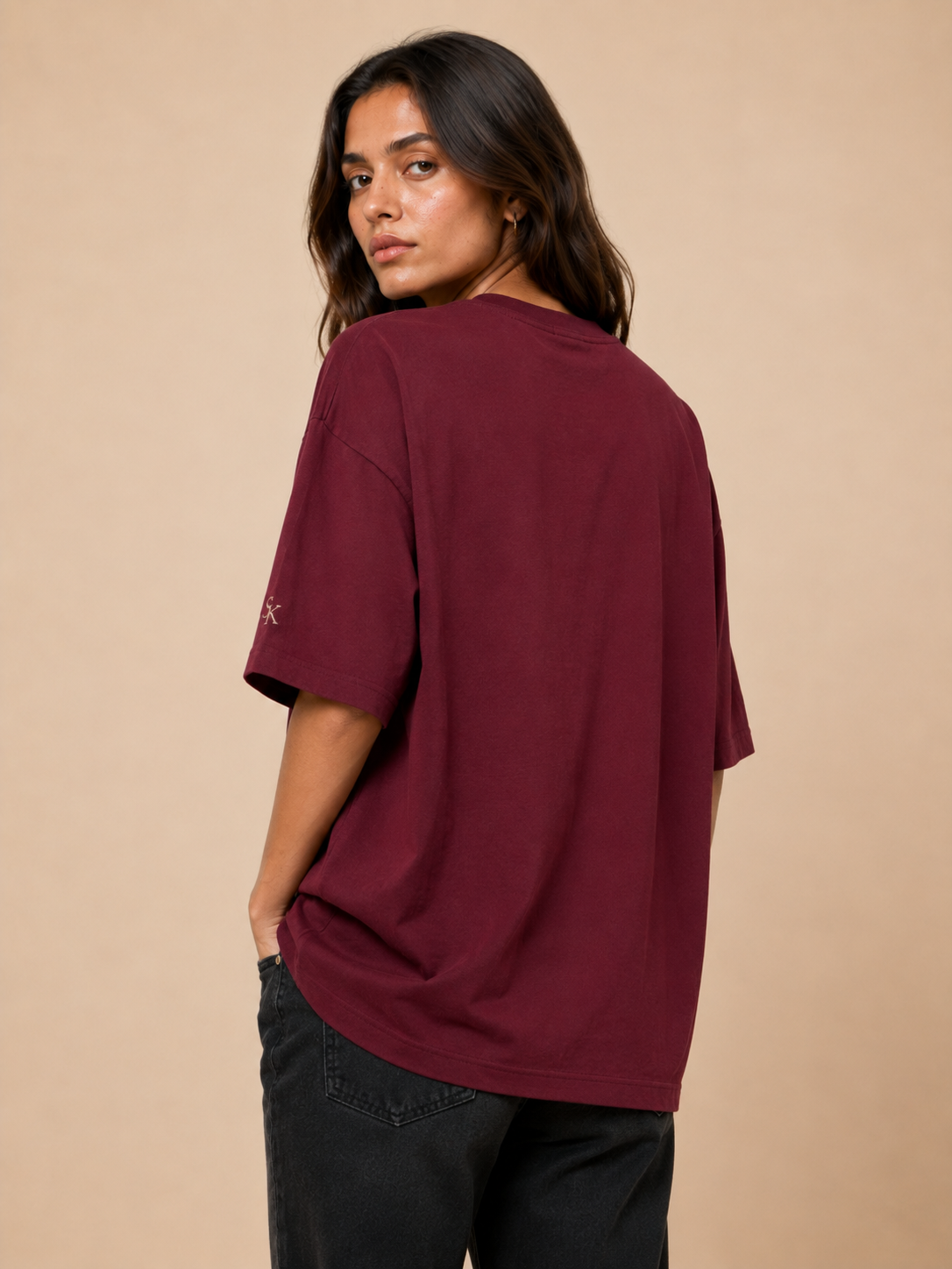 Tailored Red Flags Oversized Tee