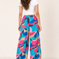 Tropic Pop Women’s Balloon Cargo Pants - Abstract Print