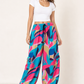 Tropic Pop Women’s Balloon Cargo Pants - Abstract Print
