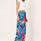 Tropic Pop Women’s Balloon Cargo Pants - Abstract Print