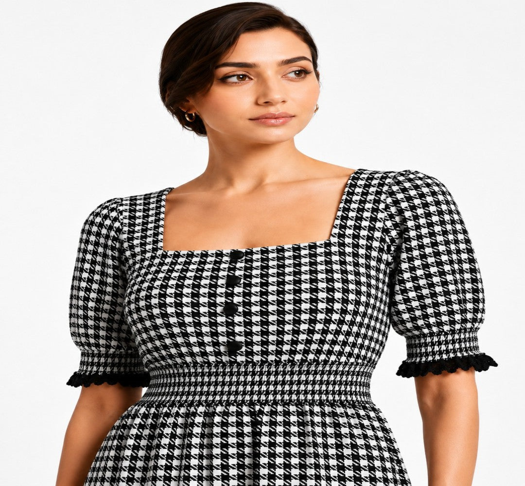 Shorekraft Noir Elegance – Black Bodycon Party Dress