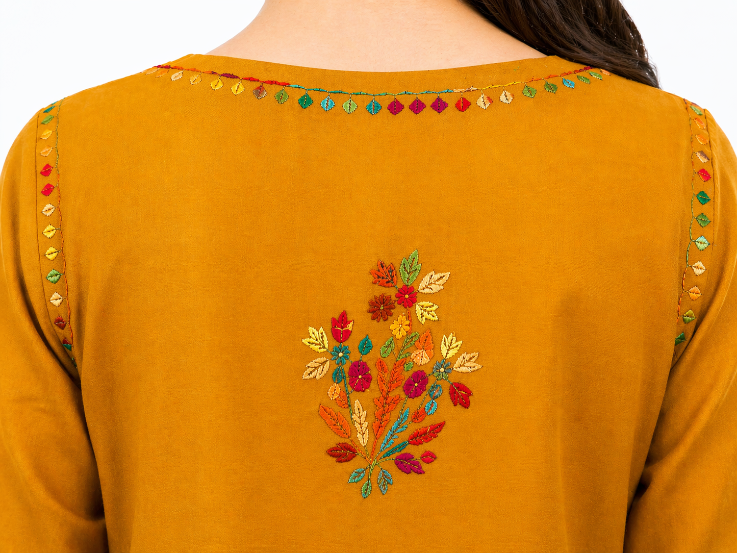 Shorekraft Floral Embroidered Kurti