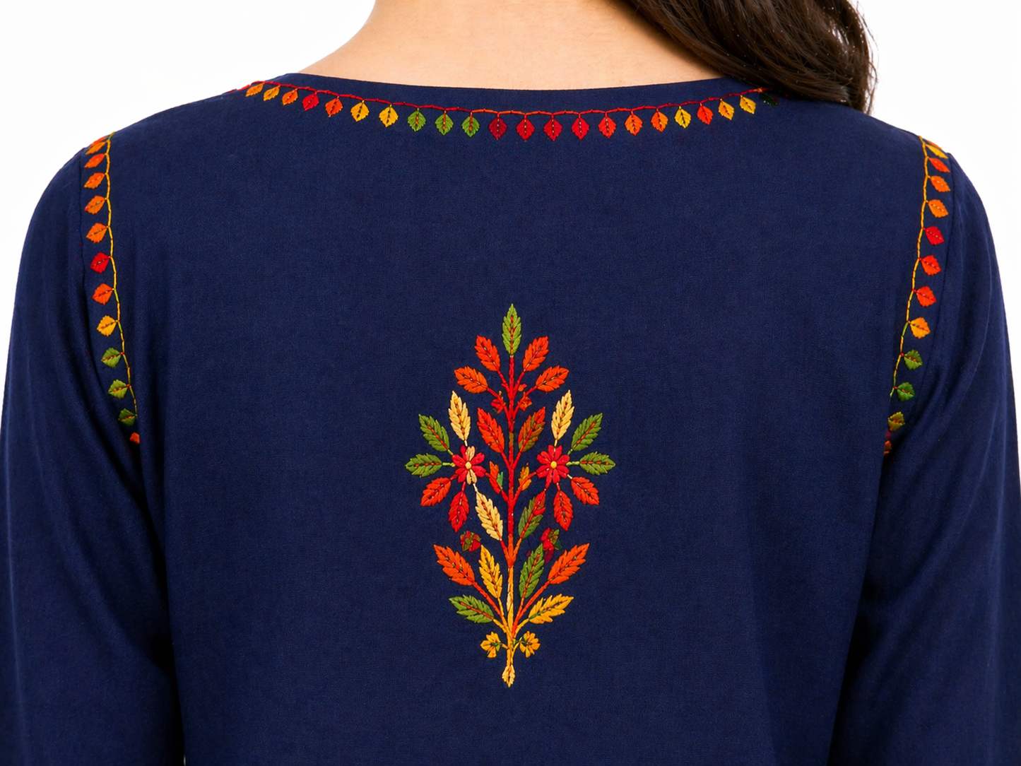 Shorekraft Floral Embroidered Kurti