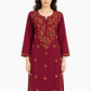 Shorekraft Floral Embroidered Kurti