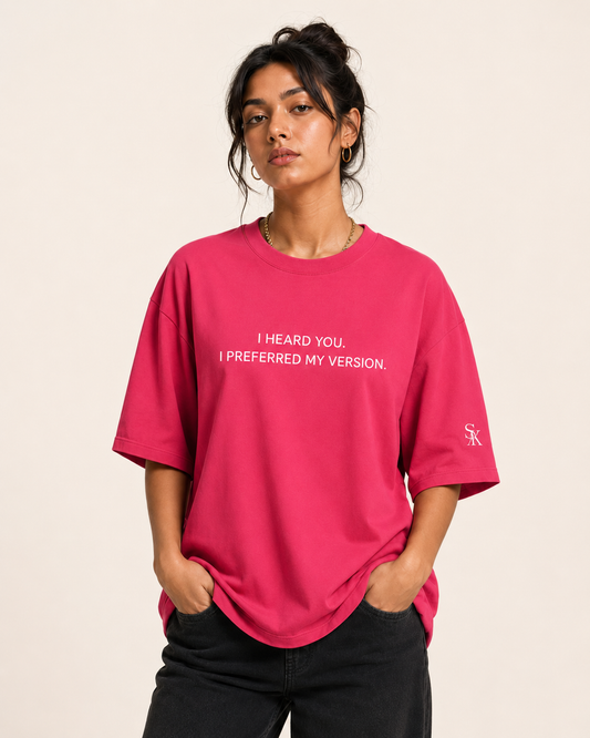My Version Oversized Tee
