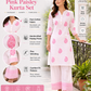 Shorekraft Pink Paisley Cotton Kurta Set for Women