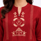 Shorekraft Red Warli Printed Cotton Flex Kurta Set for Women