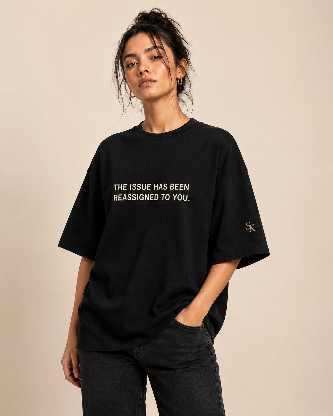 The Reassigned Issue Oversized Tee