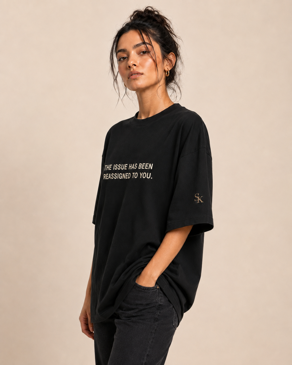 The Reassigned Issue Oversized Tee