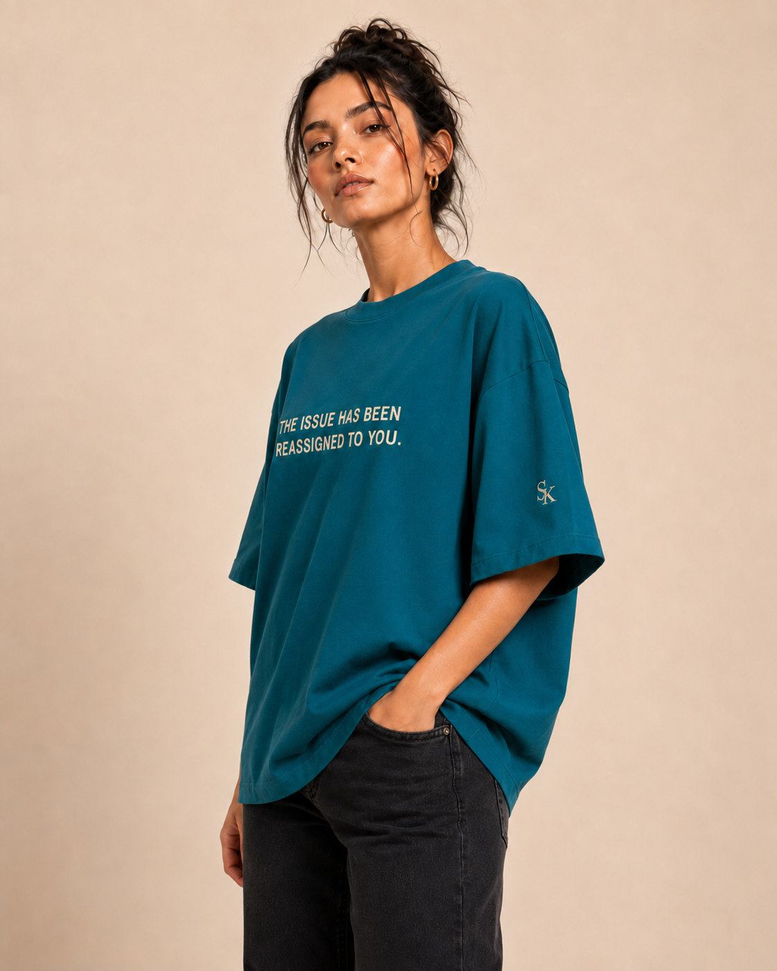 The Reassigned Issue Oversized Tee